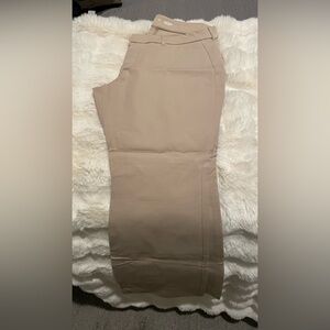 Old Navy khaki Flare Pixie pants size 14 petite never worn no tags